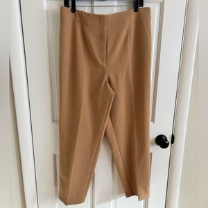 Ann Taylor | New tan straight leg trouser pants high rise size 14